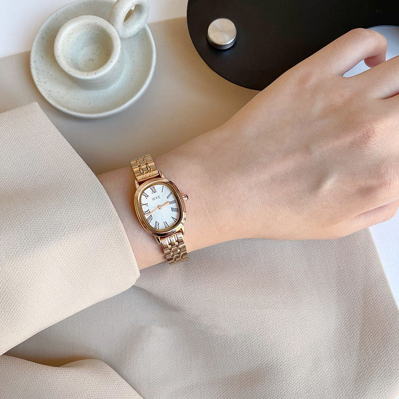 Retro Elegant Stainless Steel Watch