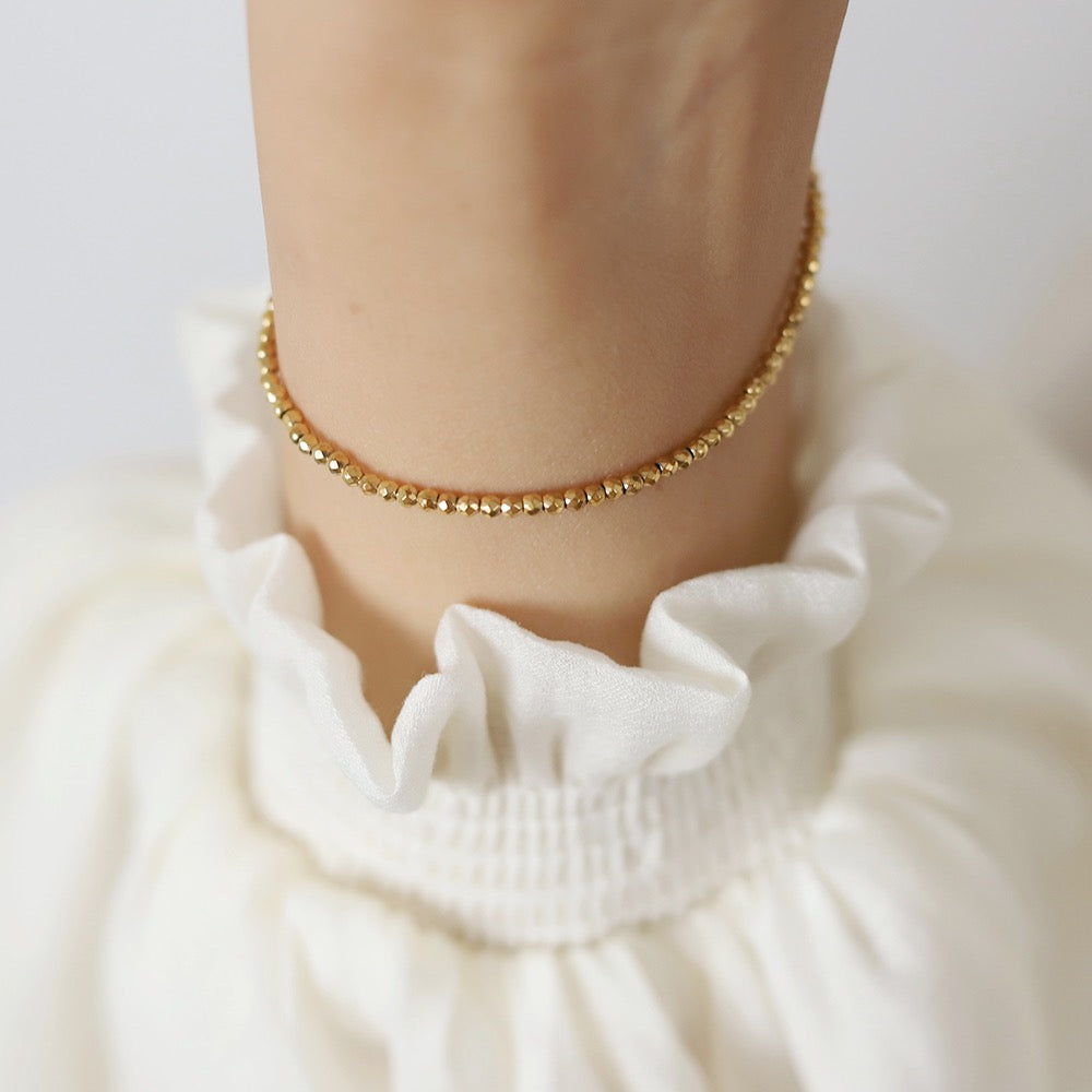 Gold Seeds Beaded Bracelet