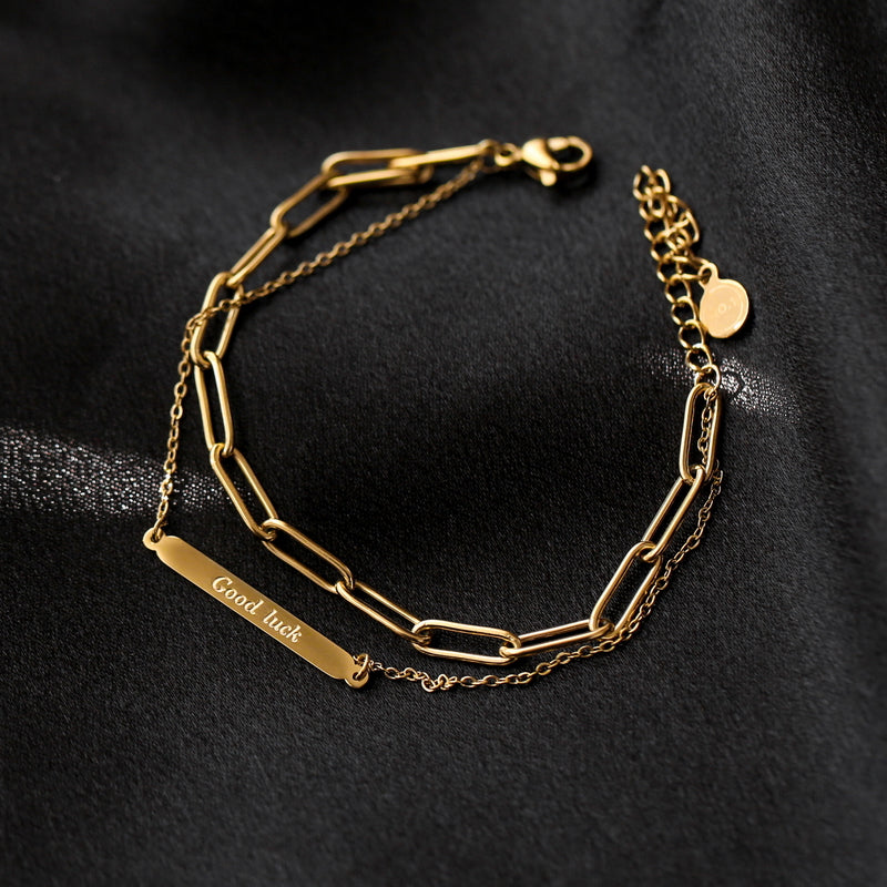 Double-layer Goodluck Link Bracelet