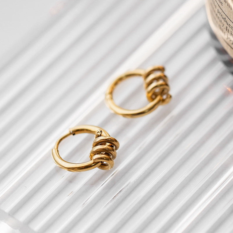 Spiral Drop Earrings