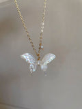 Load image into Gallery viewer, Shell Butterfly Pendant Necklace