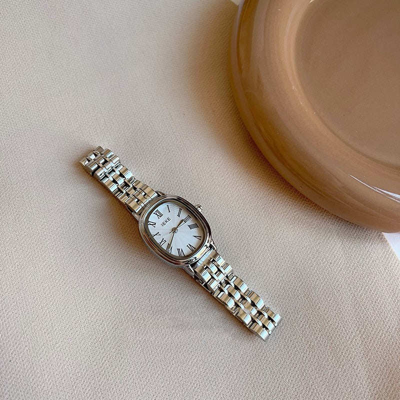 Retro Elegant Stainless Steel Watch