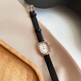 Load image into Gallery viewer, Retro Black Leather Strap Watch