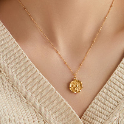 Mark of Blossom Gold Pendant Necklace