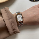 Load image into Gallery viewer, Vintage Stainless Steel Square Watch