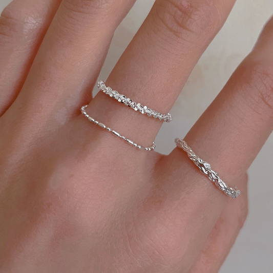 925 Sterling Silver Dainty Stacking Ring