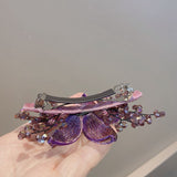 Load image into Gallery viewer, Handmade Woven Flower Snap Hair Clip
