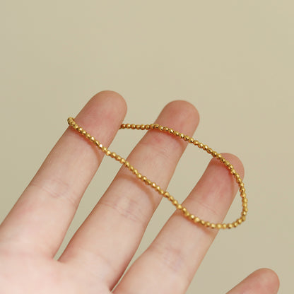 Gold Seeds Beaded Bracelet