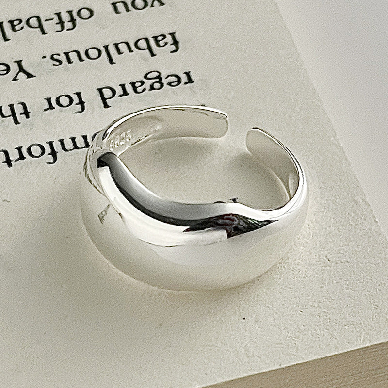 925 Sterling Silver Bold Open Ring