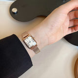 Load image into Gallery viewer, Square Dial Retro Quartz Watch